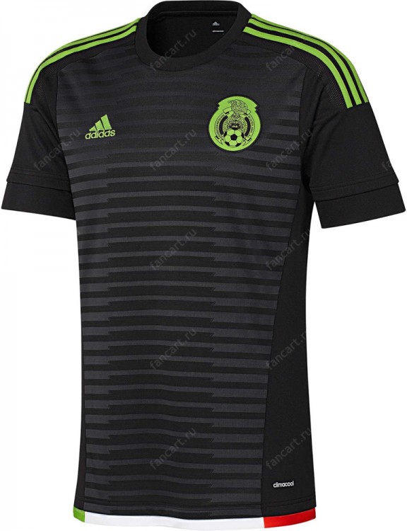 Детская форма голкипера сборной Мексики 2016/2017 (комплект: футболка + шорты + гетры)