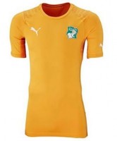 Форма сборной Кот-д`Ивуара по футболу 2016/2017 (комплект: футболка + шорты + гетры)