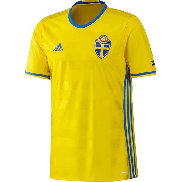 Форма сборной Швеции по футболу 2016/2017 (комплект: футболка + шорты + гетры)