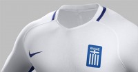 Футболка сборной Греции по футболу 2016/2017