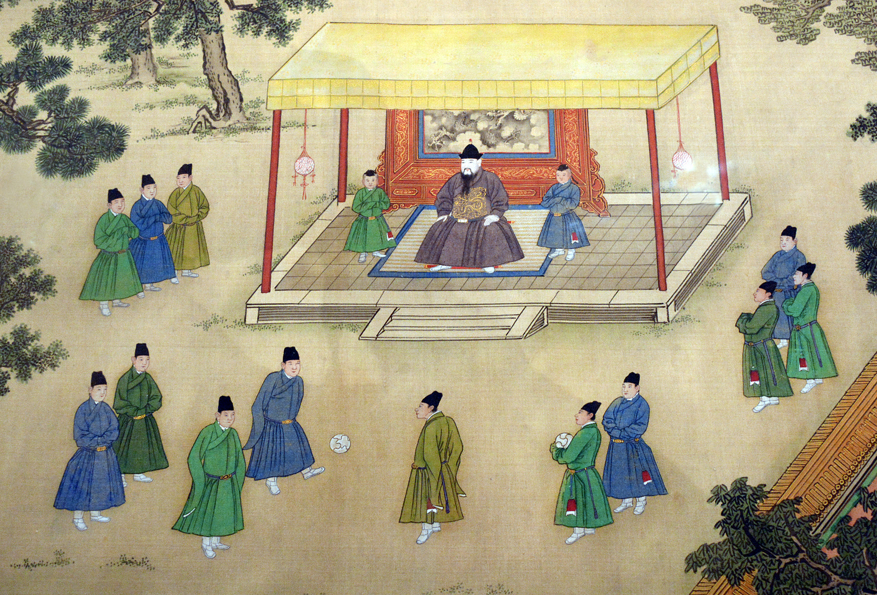 Футбол в Древнем Китае