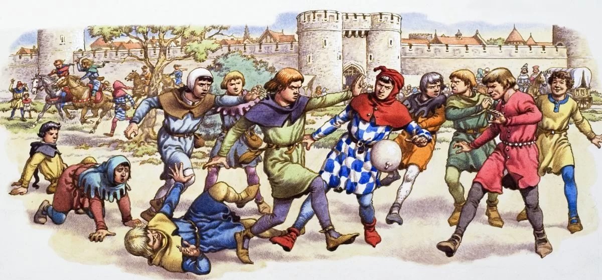 Футбол в древней Англии