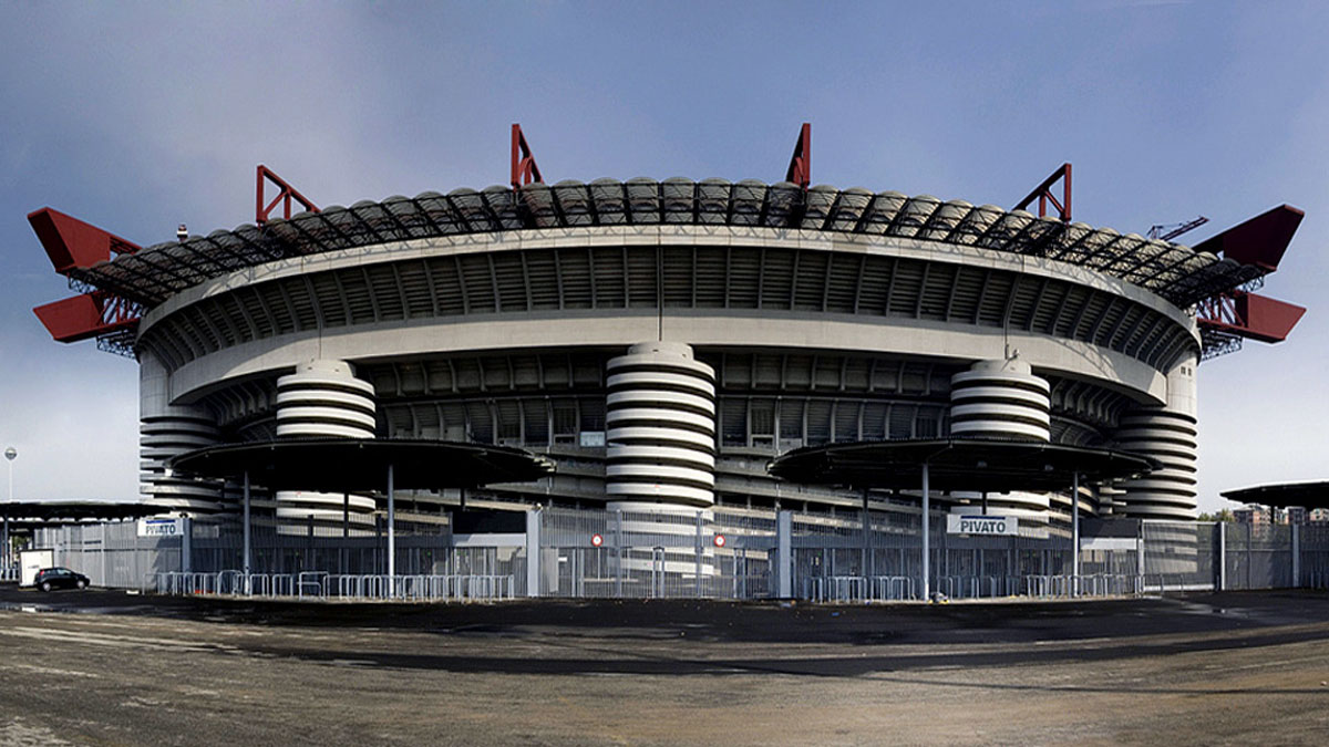 Стадион Джузеппе Меацца Сан-Сиро Милан
