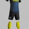 Детская форма футбольного клуба Интер Милан 2016/2017 (комплект: футболка + шорты + гетры)