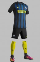 Форма футбольного клуба Интер 2016/2017 (комплект: футболка + шорты + гетры)