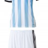 Детская форма Сборная Аргентины 2015/2016 (комплект: футболка + шорты + гетры)
