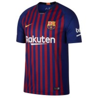 Детская форма футбольного клуба Барселона 2018/2019 Домашняя (комплект: футболка + шорты + гетры)