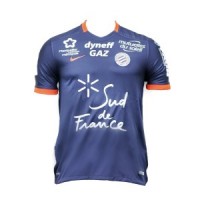 Детская форма футбольного клуба Монпелье 2016/2017 (комплект: футболка + шорты + гетры)