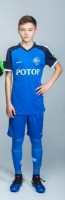 Детская форма футбольного клуба Ротор 2016/2017 (комплект: футболка + шорты + гетры)